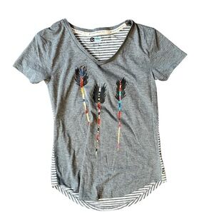 Toms for target feather T-shirt size small